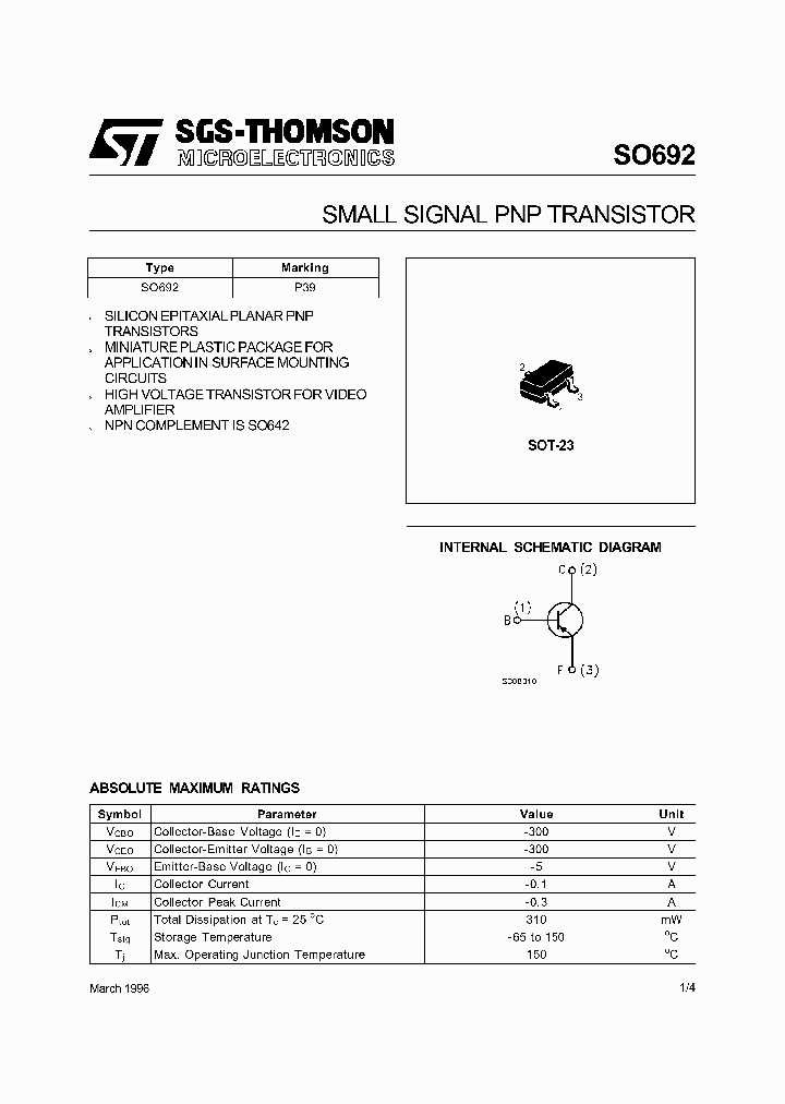 SO692_1314626.PDF Datasheet