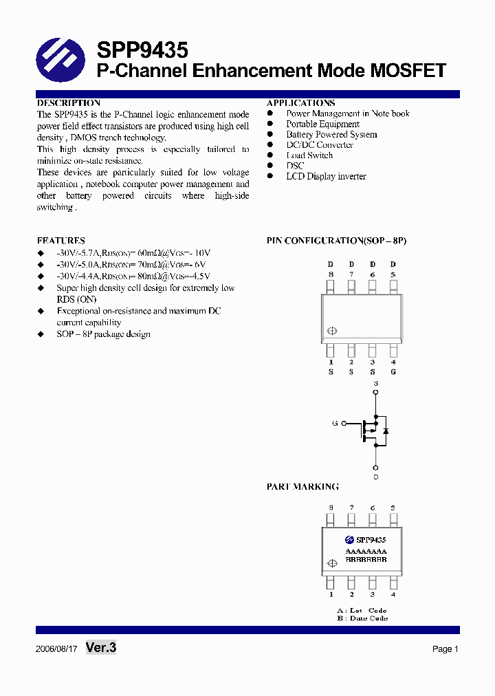 SPP9435_1180301.PDF Datasheet