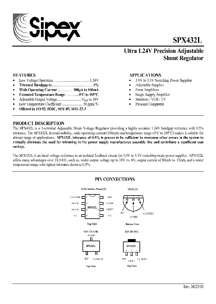 SPX432S_1315888.PDF Datasheet