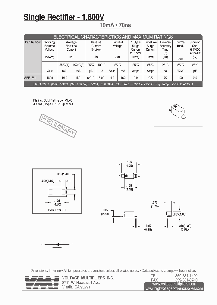 SRP18U_1316410.PDF Datasheet