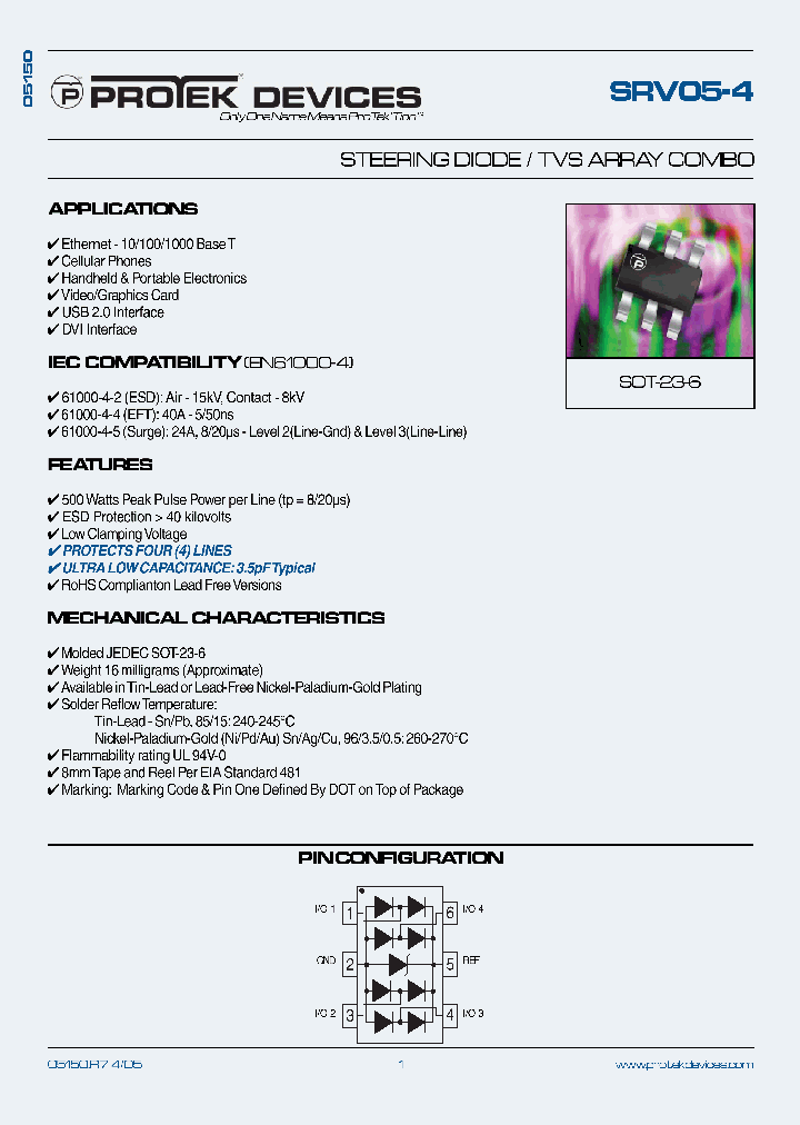 SRV05-4_1316444.PDF Datasheet