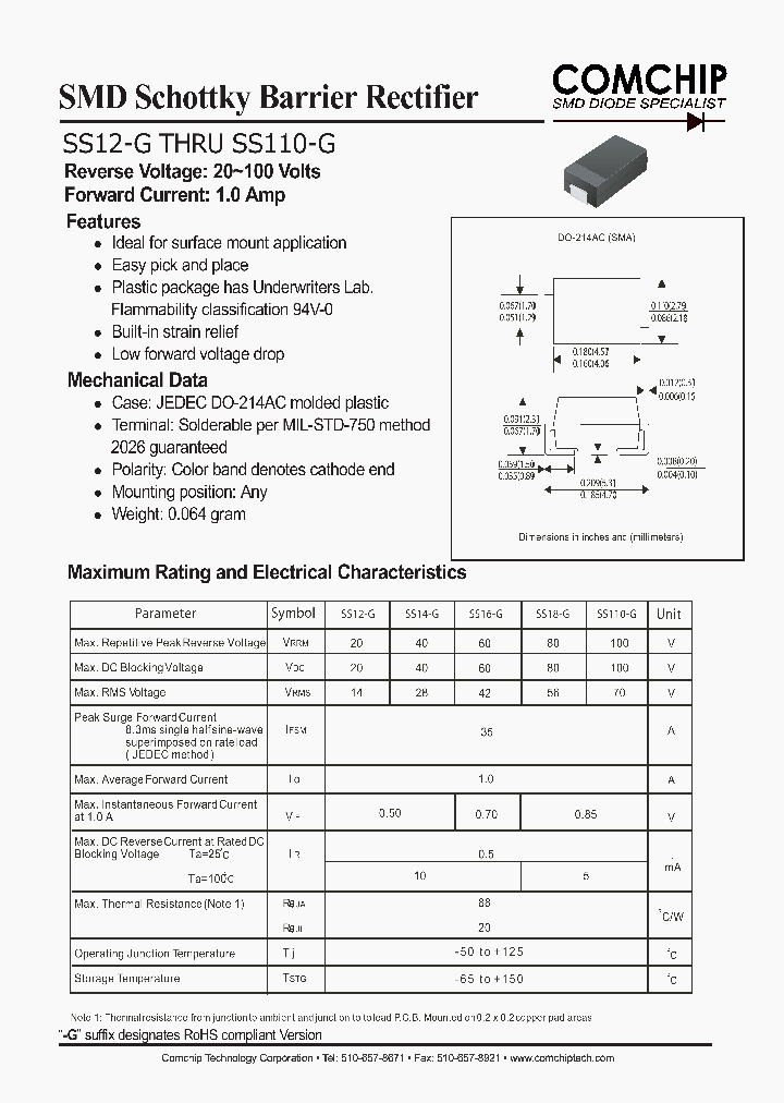SS16-G_1148307.PDF Datasheet