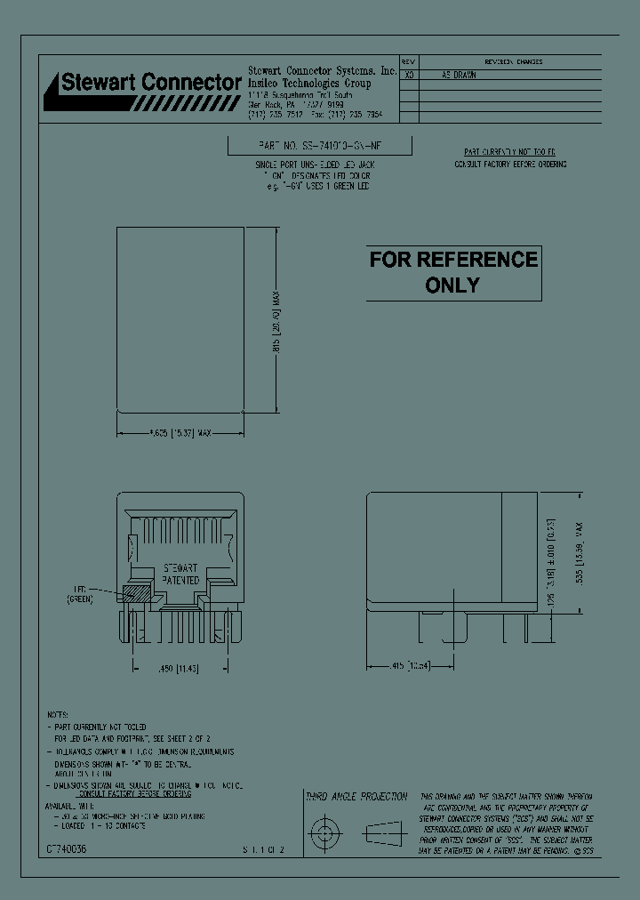 SS-741010-GN-NF_1316548.PDF Datasheet