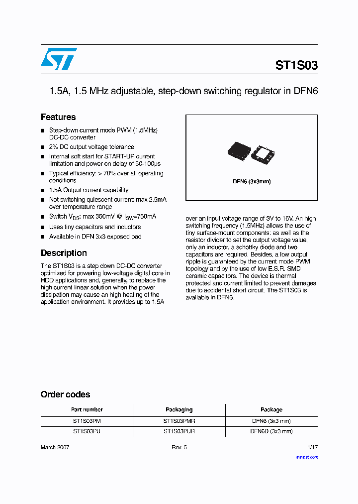 ST1S0307_1317315.PDF Datasheet