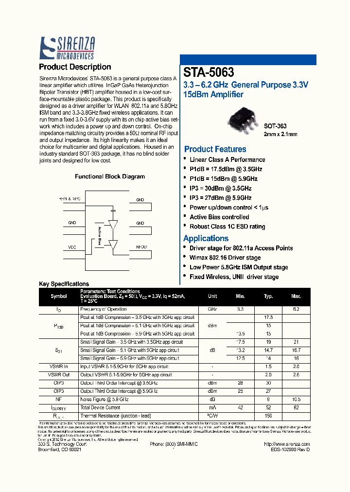 STA-5063_1171556.PDF Datasheet