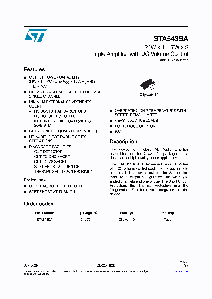 STA543SA_1059355.PDF Datasheet