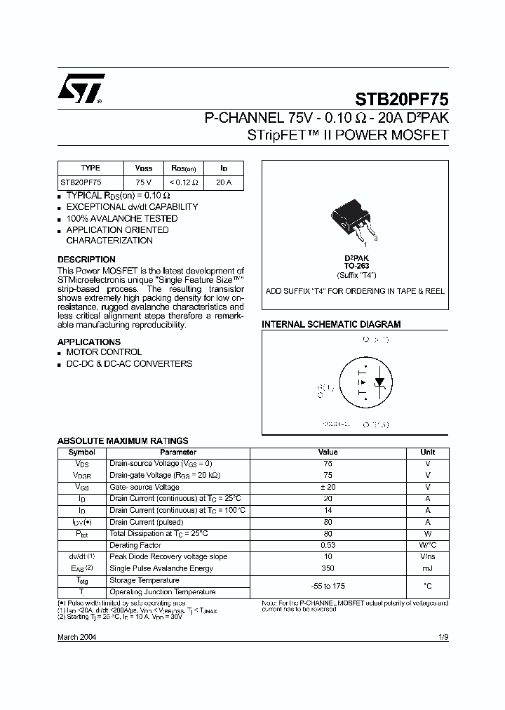 STB20PF75_1317838.PDF Datasheet