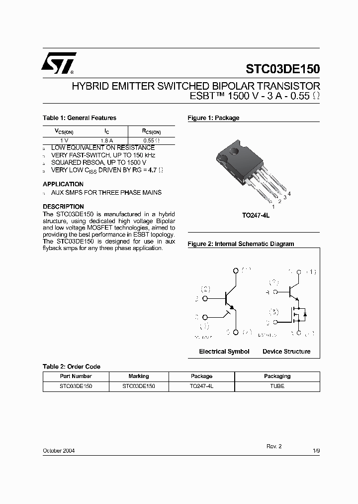 STC03DE150_1317941.PDF Datasheet