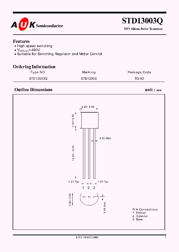 STD13003Q_1318009.PDF Datasheet