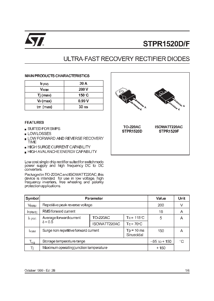 STPR1520F_1319146.PDF Datasheet