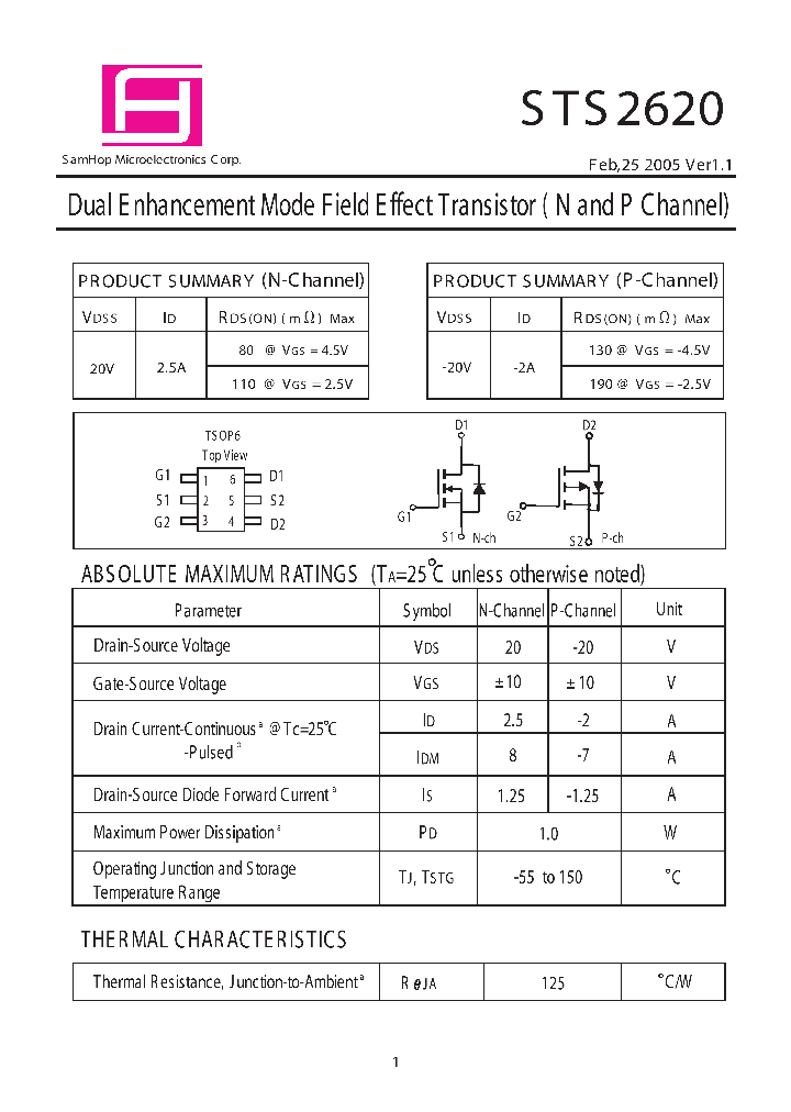 STS2620_1166780.PDF Datasheet