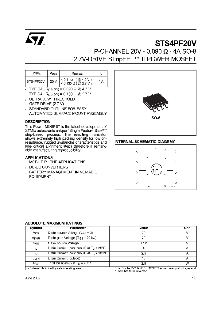 STS4PF20V_1319384.PDF Datasheet