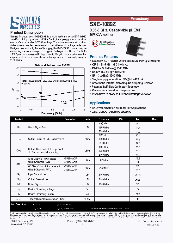 SXE-1089Z_1320173.PDF Datasheet