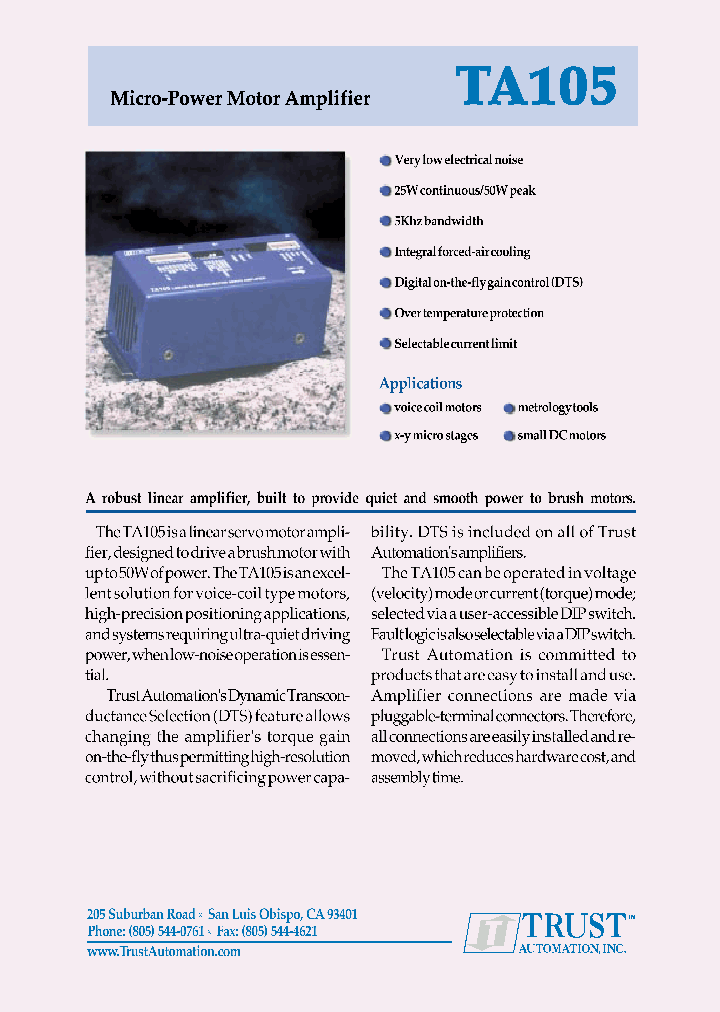 TA105_920098.PDF Datasheet