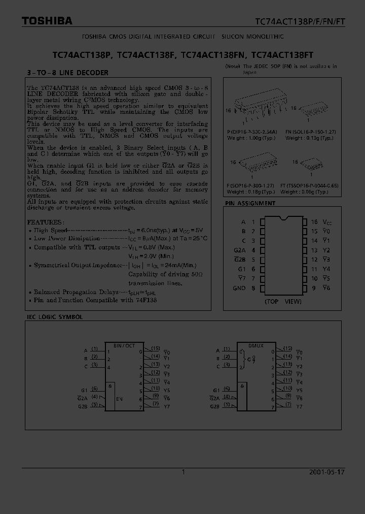 TC74ACT138FT_866898.PDF Datasheet