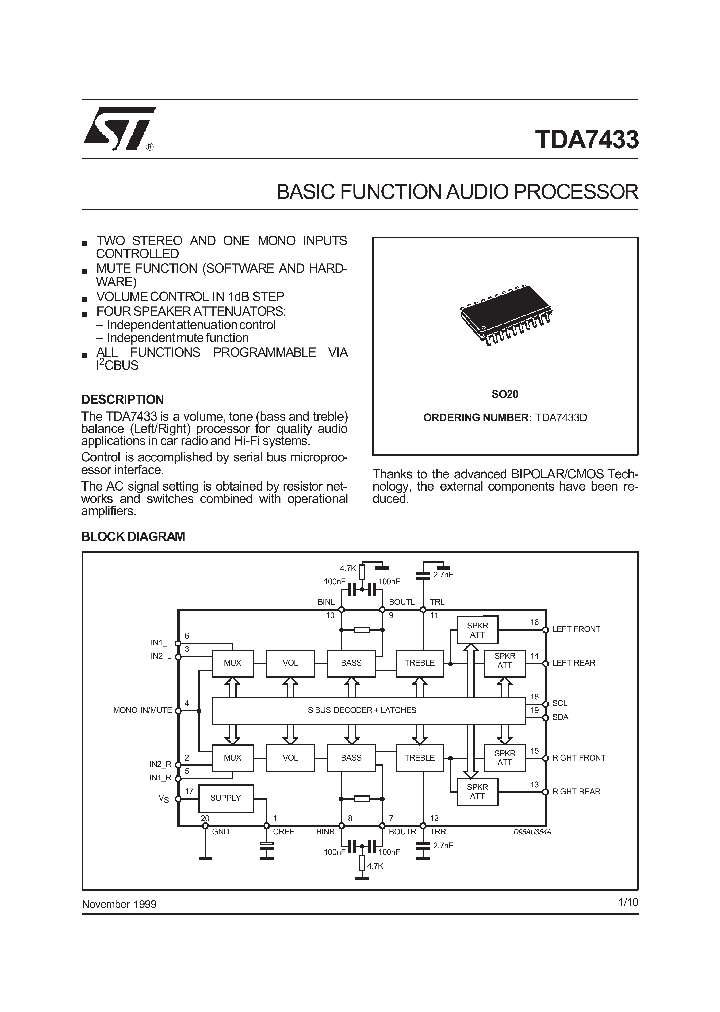 TDA7433D_1323550.PDF Datasheet