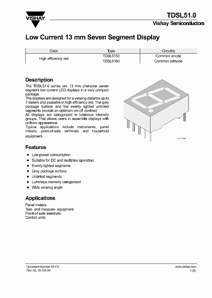 TDSL5160_1323947.PDF Datasheet