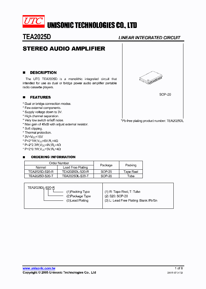 TEA2025DL-S20-R_845277.PDF Datasheet