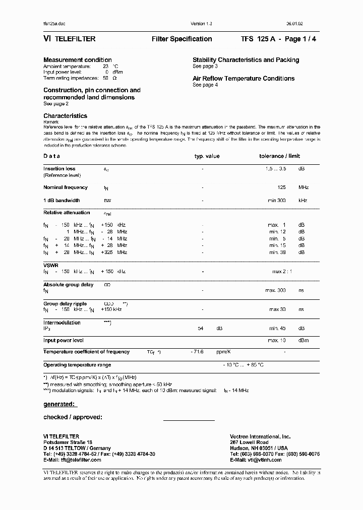 TFS125A_1324389.PDF Datasheet