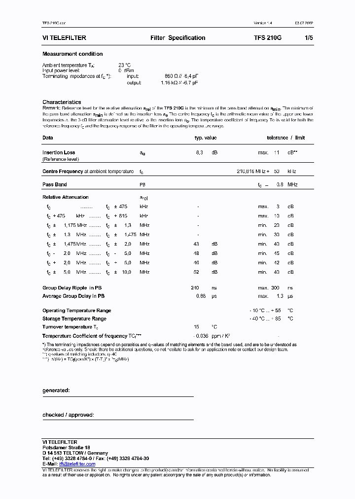 TFS210G_1324480.PDF Datasheet