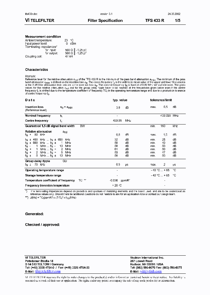 TFS433R_1324618.PDF Datasheet