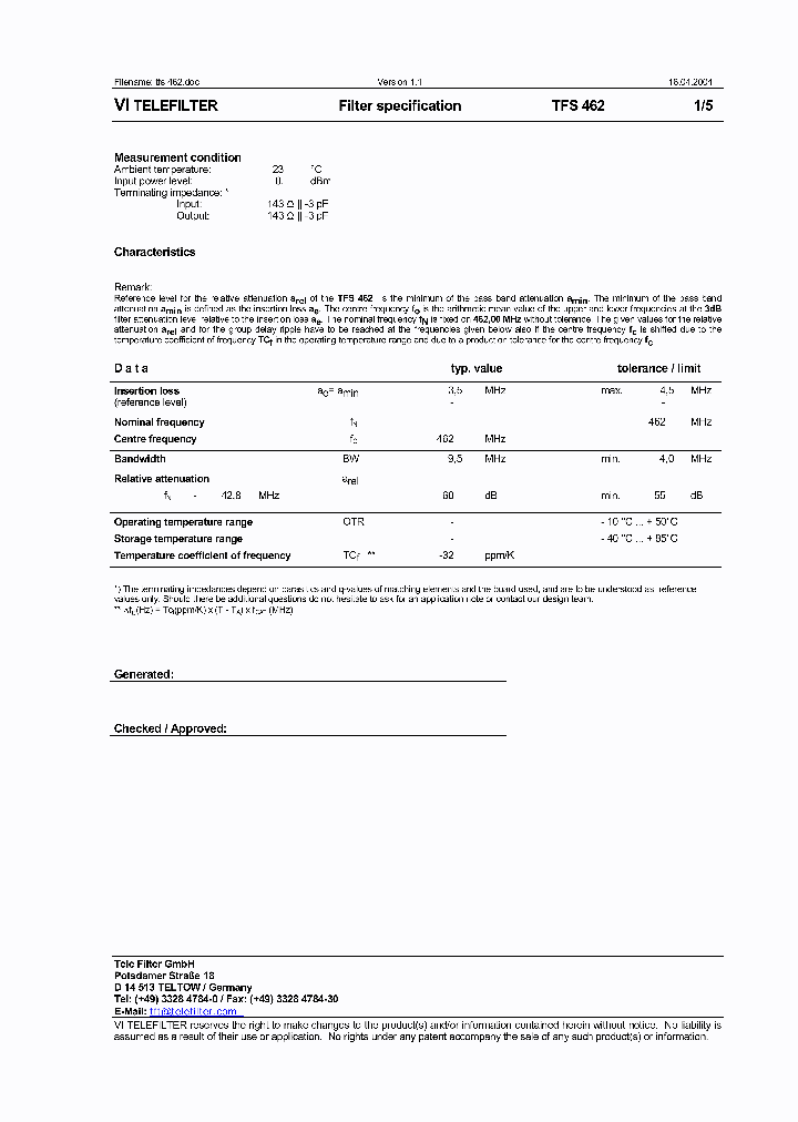 TFS462_1324642.PDF Datasheet