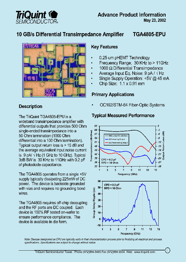 TGA4805-EPU_1324789.PDF Datasheet