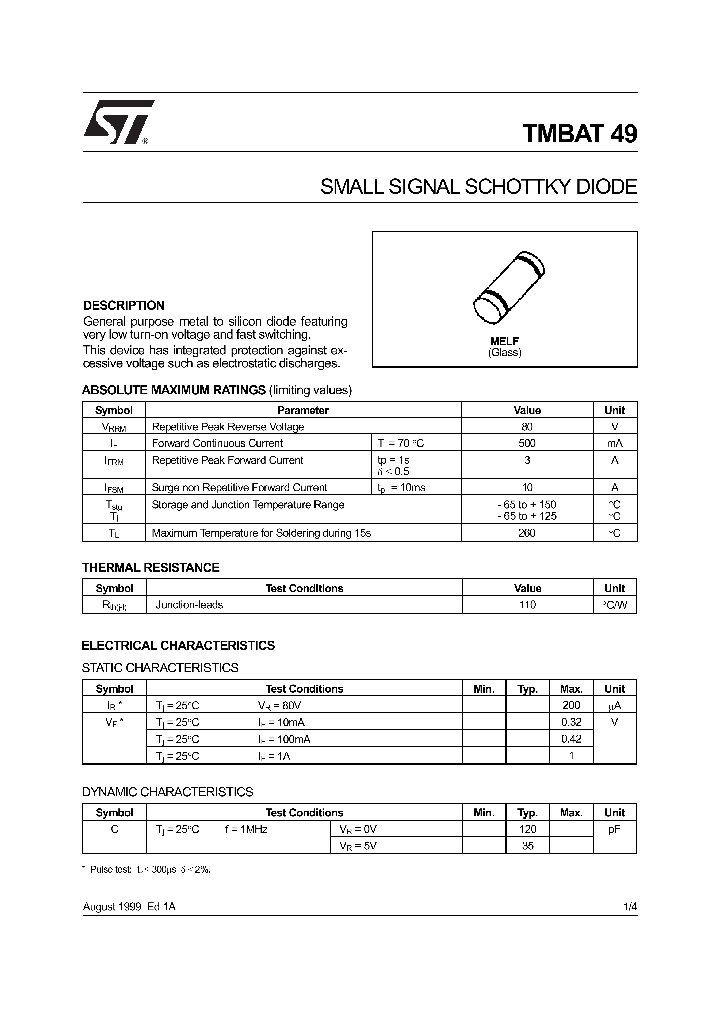 TMBAT49_1326935.PDF Datasheet