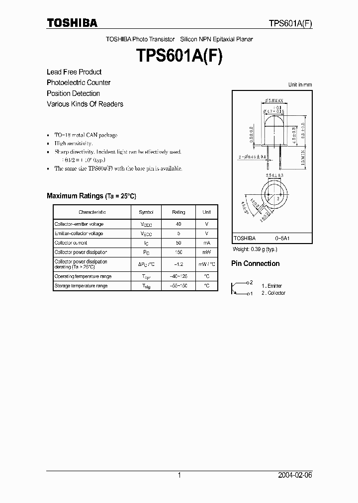 TPS601AF_1328384.PDF Datasheet