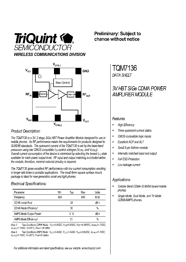 TQM7136_1111874.PDF Datasheet