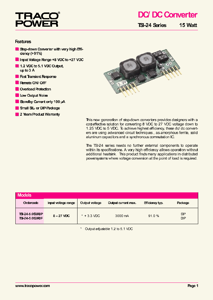 TSI-24-50S3R0P_1329438.PDF Datasheet