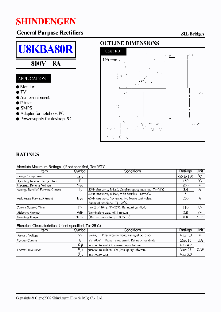 U8KBA80R_1330395.PDF Datasheet