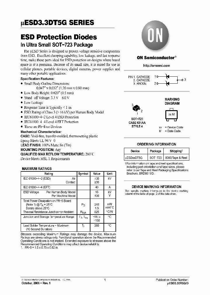 UESD50DT5G_1121138.PDF Datasheet