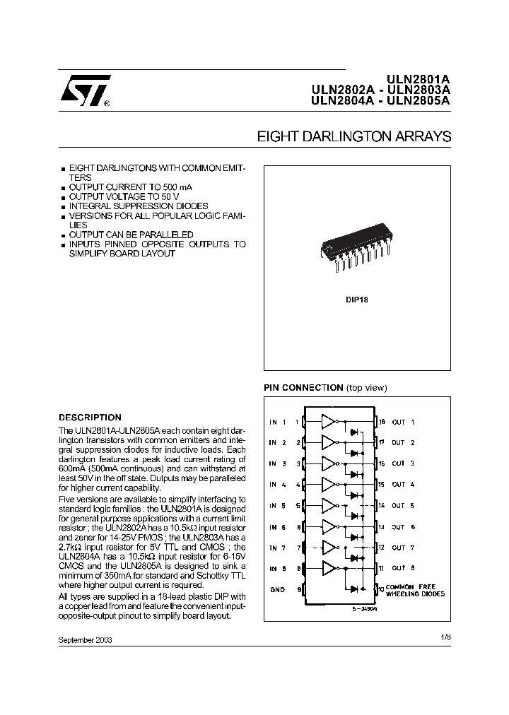 ULN2805A_1331303.PDF Datasheet