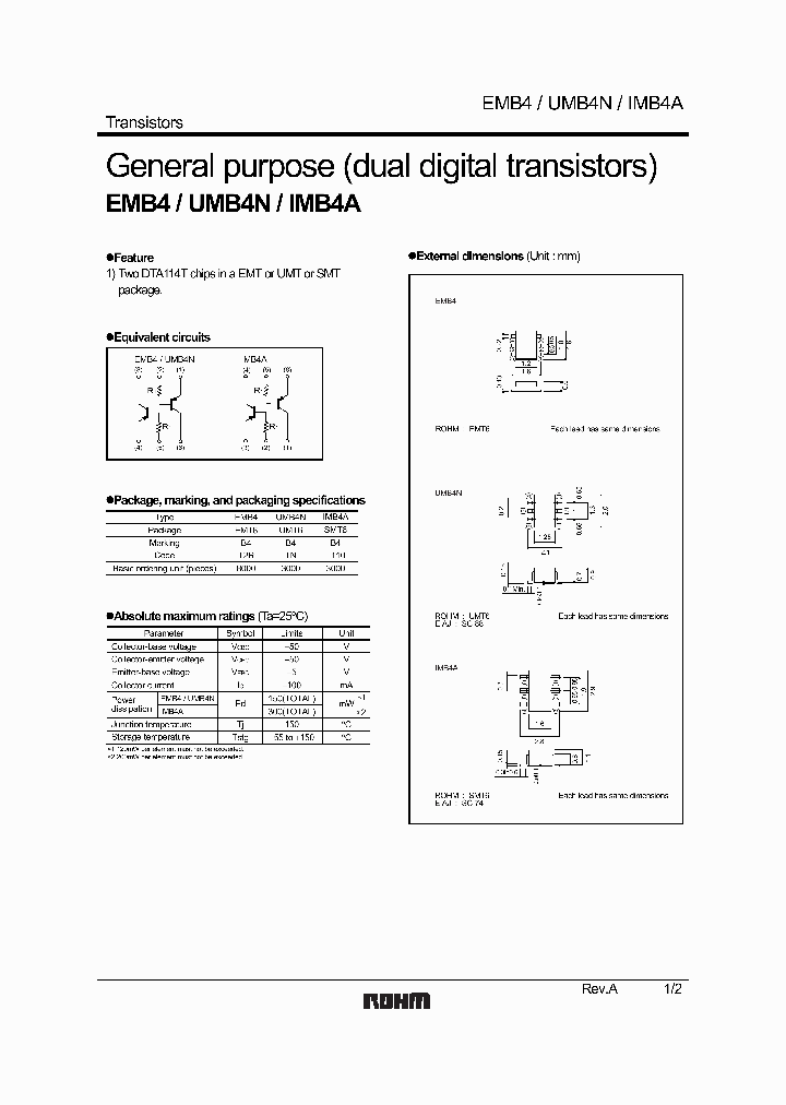 UMB4N_1331441.PDF Datasheet