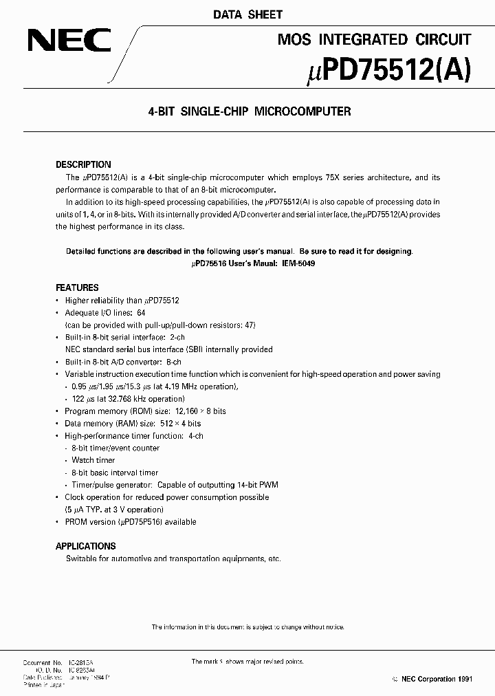 UPD75512GF_871593.PDF Datasheet
