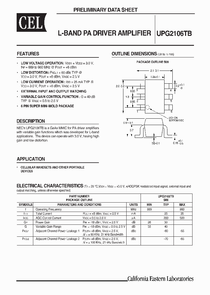 UPG2106TB_1147546.PDF Datasheet