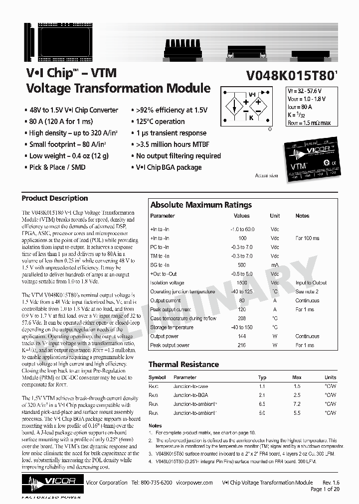 V048L015T80_1333256.PDF Datasheet