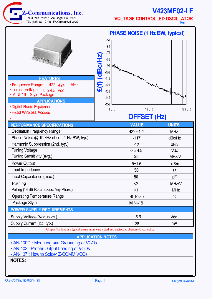 V423ME02-LF_1333490.PDF Datasheet