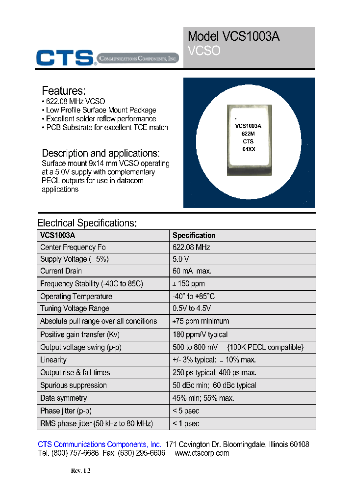 VCS1003A_1096117.PDF Datasheet