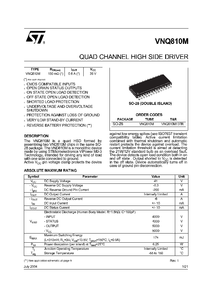 VNQ810M13TR_1334741.PDF Datasheet