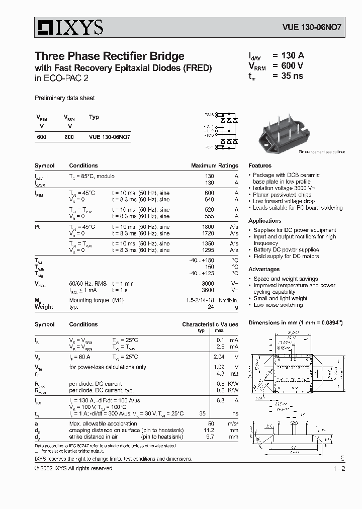 VUE130-06NO7_1335256.PDF Datasheet