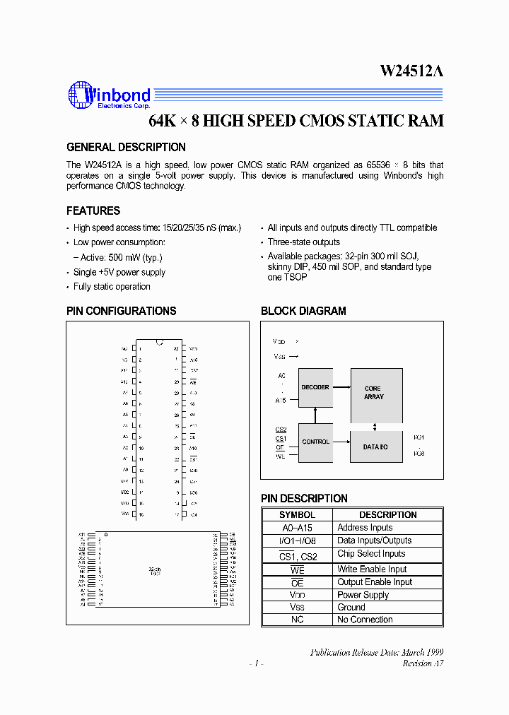 W24512AT-35_1335413.PDF Datasheet