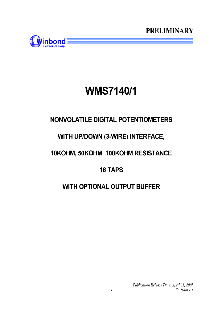 WMS7141100S_1336382.PDF Datasheet