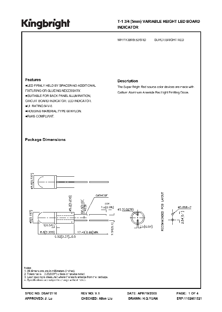 WP7113BR952SRD_1336655.PDF Datasheet