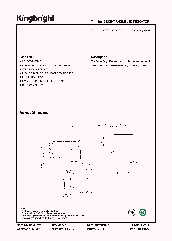 WP934EW-SRD_930593.PDF Datasheet