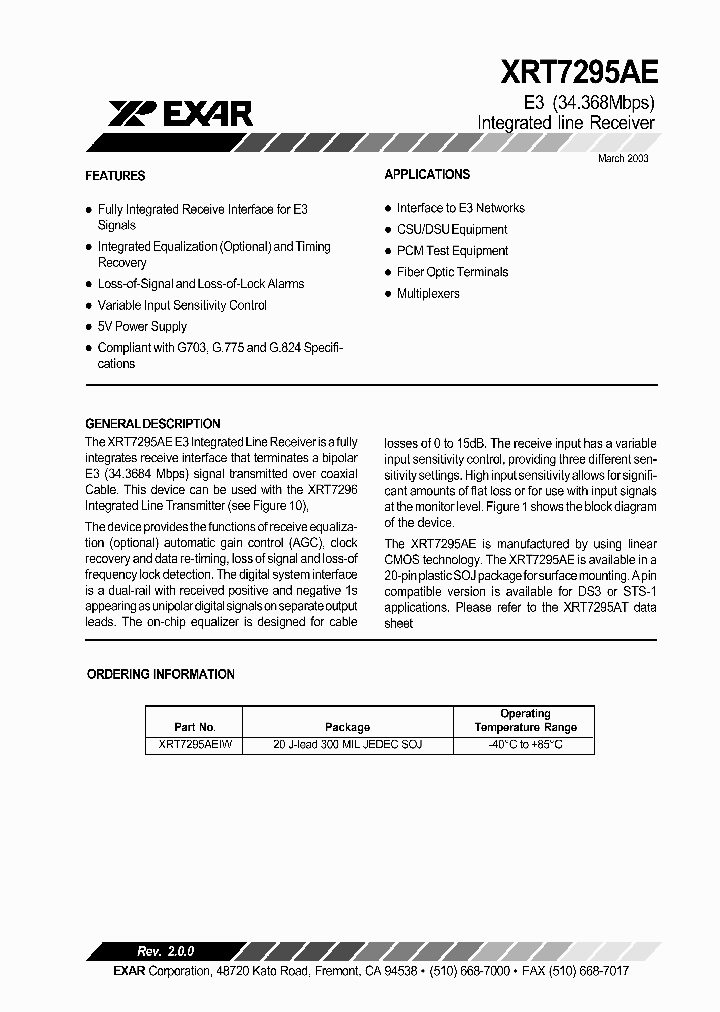 XRT7295AE03_1338369.PDF Datasheet