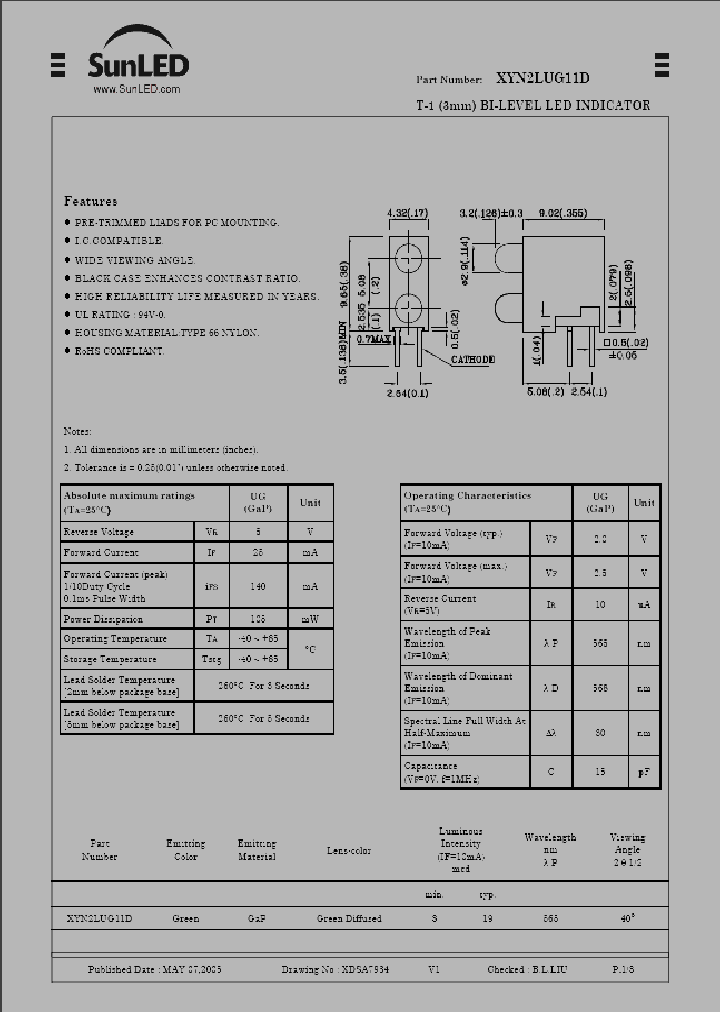 XYN2LUG11D_1338555.PDF Datasheet