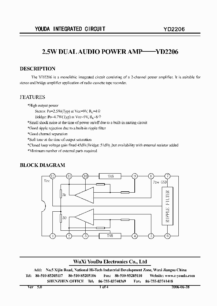 YD2206_1338597.PDF Datasheet