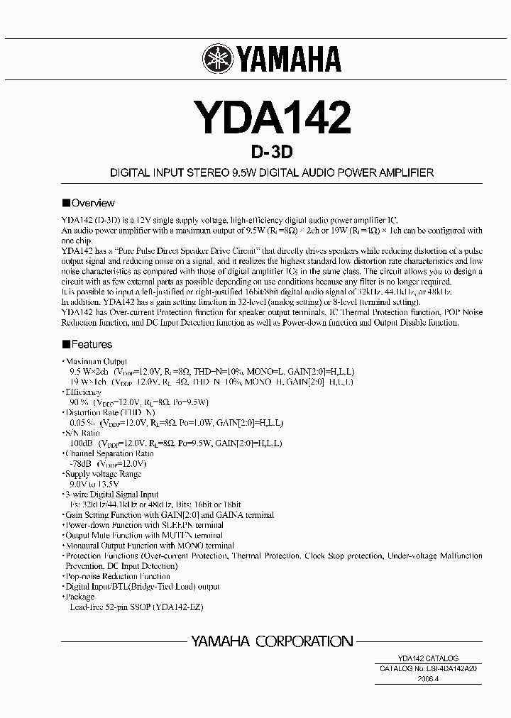 YDA142_1183280.PDF Datasheet